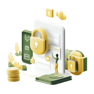 Diese Grafik zeigt ein verriegeltes Dashboard und steht symbolisch für das Thema »externer Datenschutzbeauftragter(DSB)«.